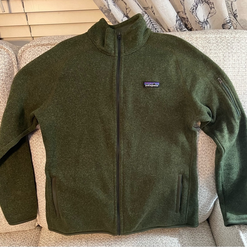 Patagonia Women’s Green Better Sweater Full Zip Jacket - EUC